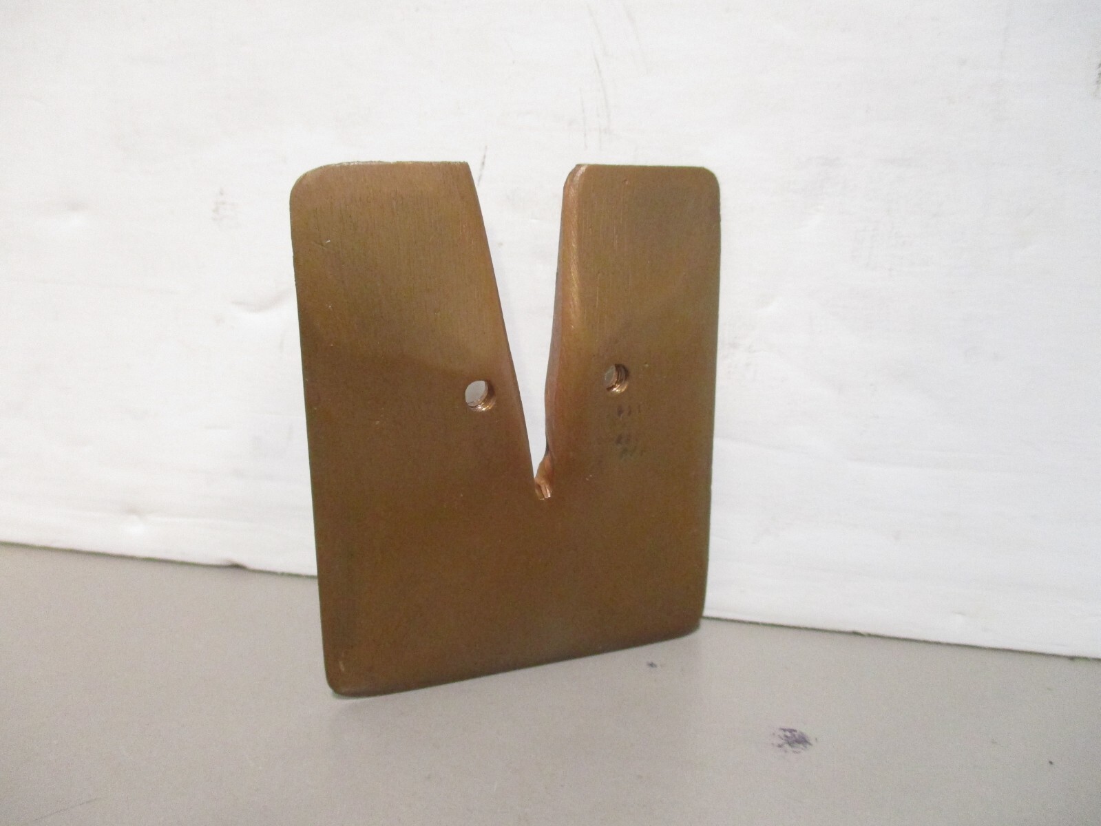 Brass Blade Guide Protector for Vintage Wolf Model R Electric Fabric Cutter