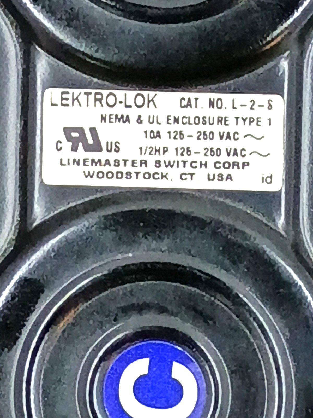 Linemaster L-2-S Foot Operated Switch 6-pin