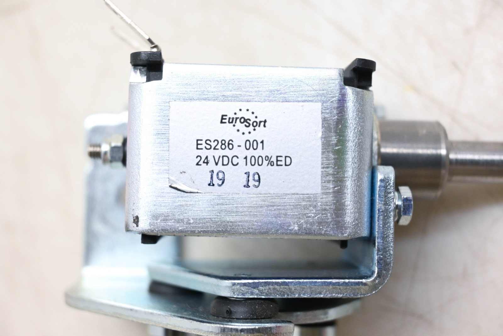 Eurosort ES286-001 24 VDC 100 Solenoid NOS