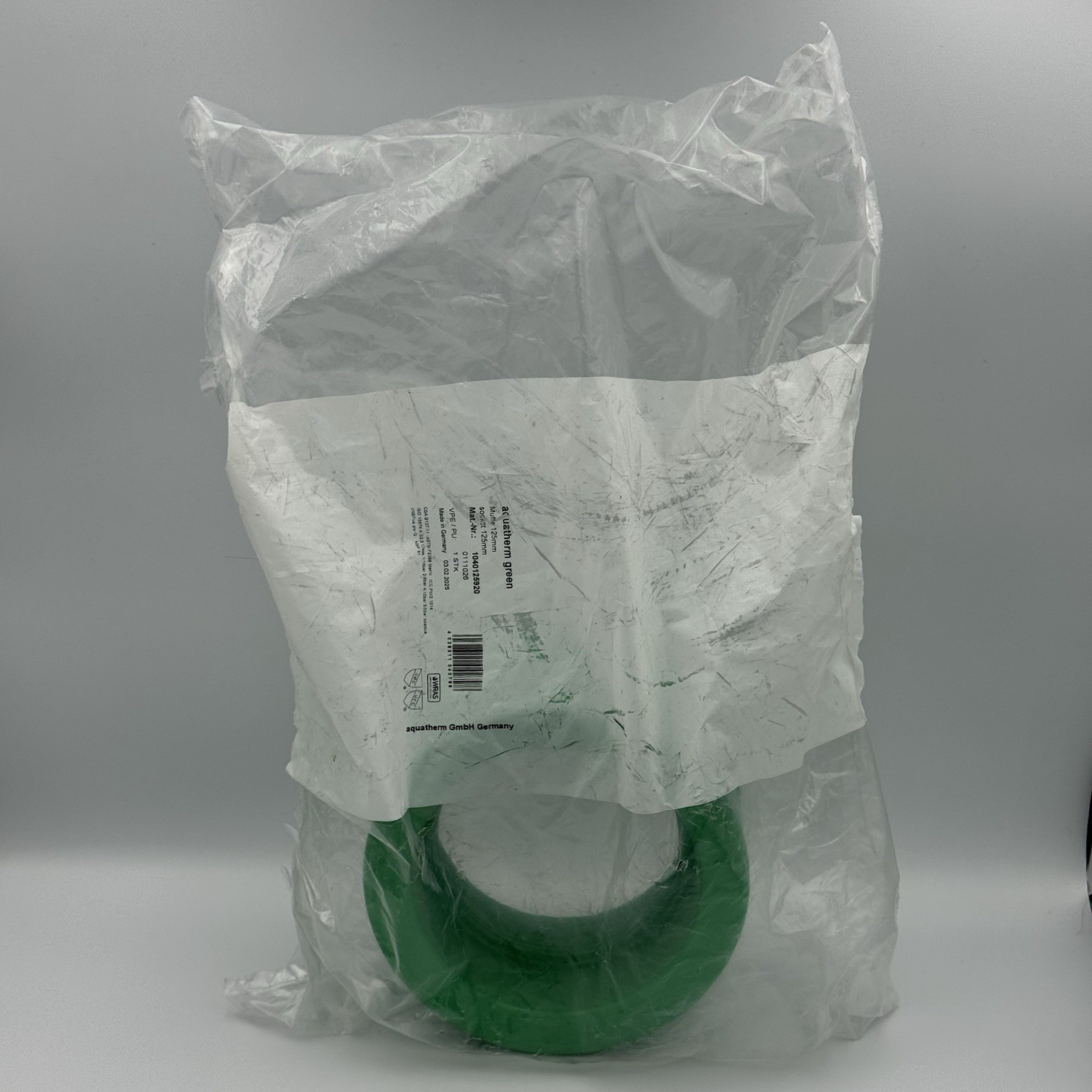 Aquatherm 1040125920 4” Socket Coupling 125mm PP-R Fusion Germany NEW
