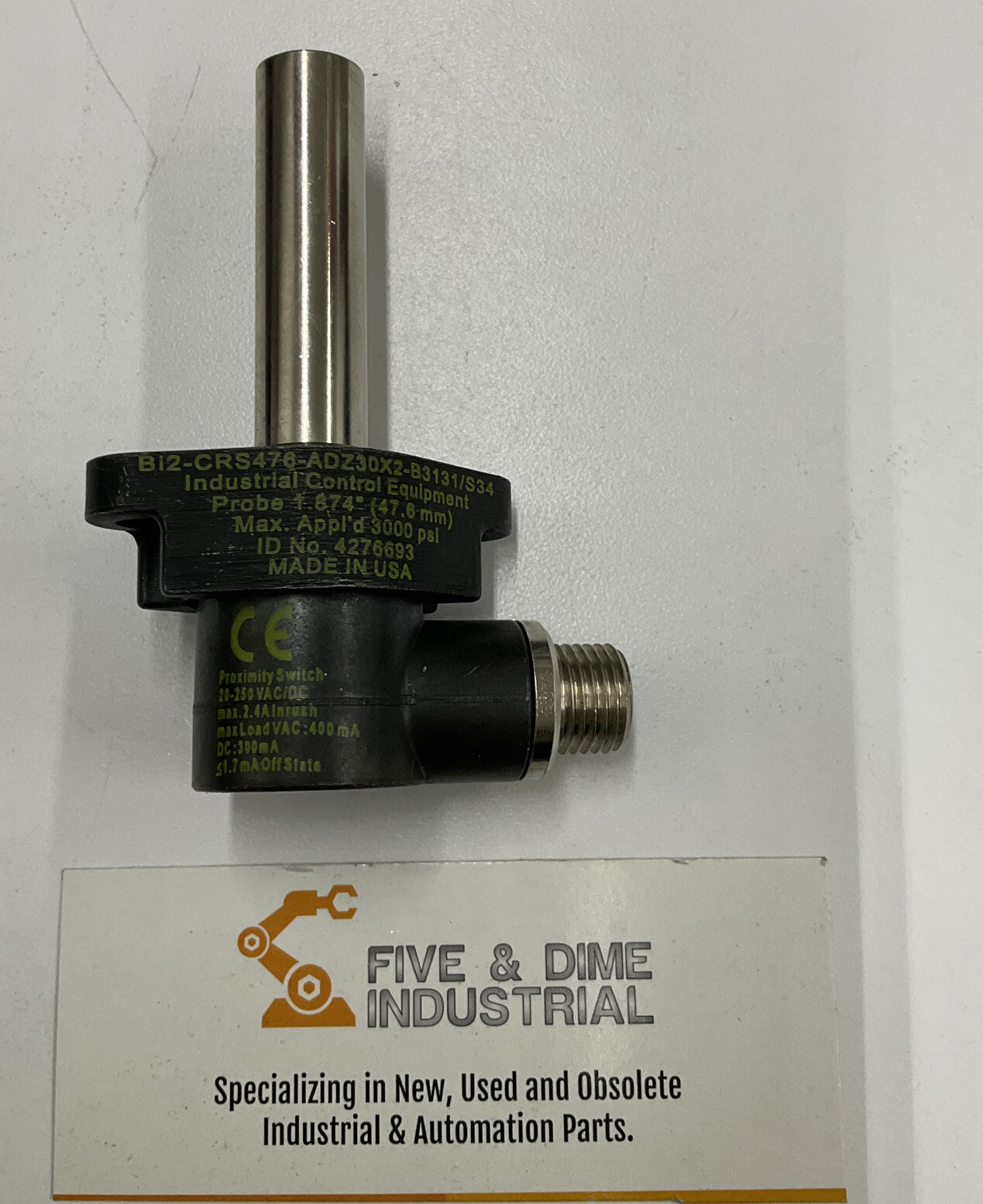 Turck BI2-CRS476-ADZ30X2-B3131/S34 – 4276693 Sensor 47.6mm Probe