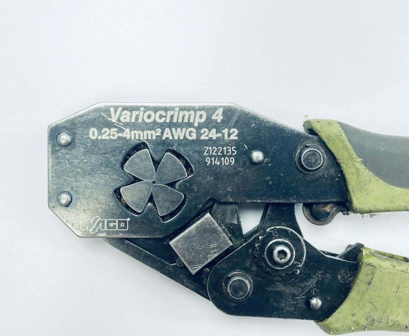 WAGO 206-1204 VARIOCRIMP 4 MANUAL FERRULE CRIMPING TOOL AWG:24-12 (.25-4mm²)