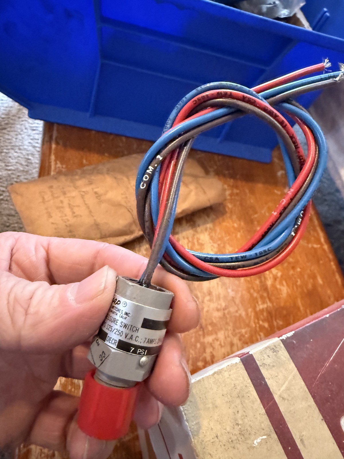 NEW Old Stock CCS Dual Snap Pressure Switch 1500 psig # 607g3 7 amps