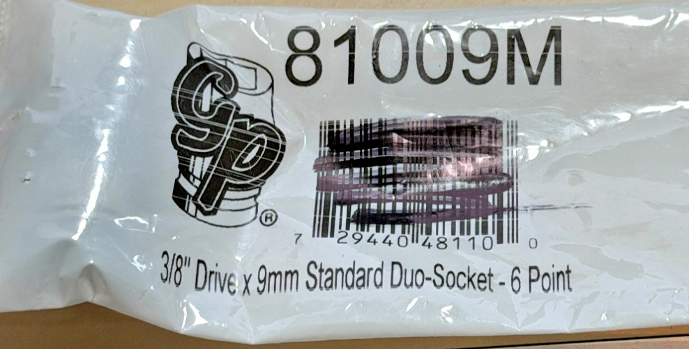 Grey Pneumatic 81009M 3/8″ Drive x 9mm Standard Length Duo Impact Socket Warrant