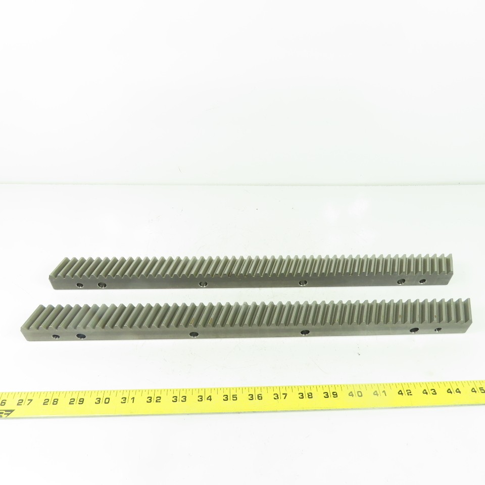 3831050 7 136836 30mm x 29mm Gear Rack 510mm OAL 20° Angle Lot Of 2