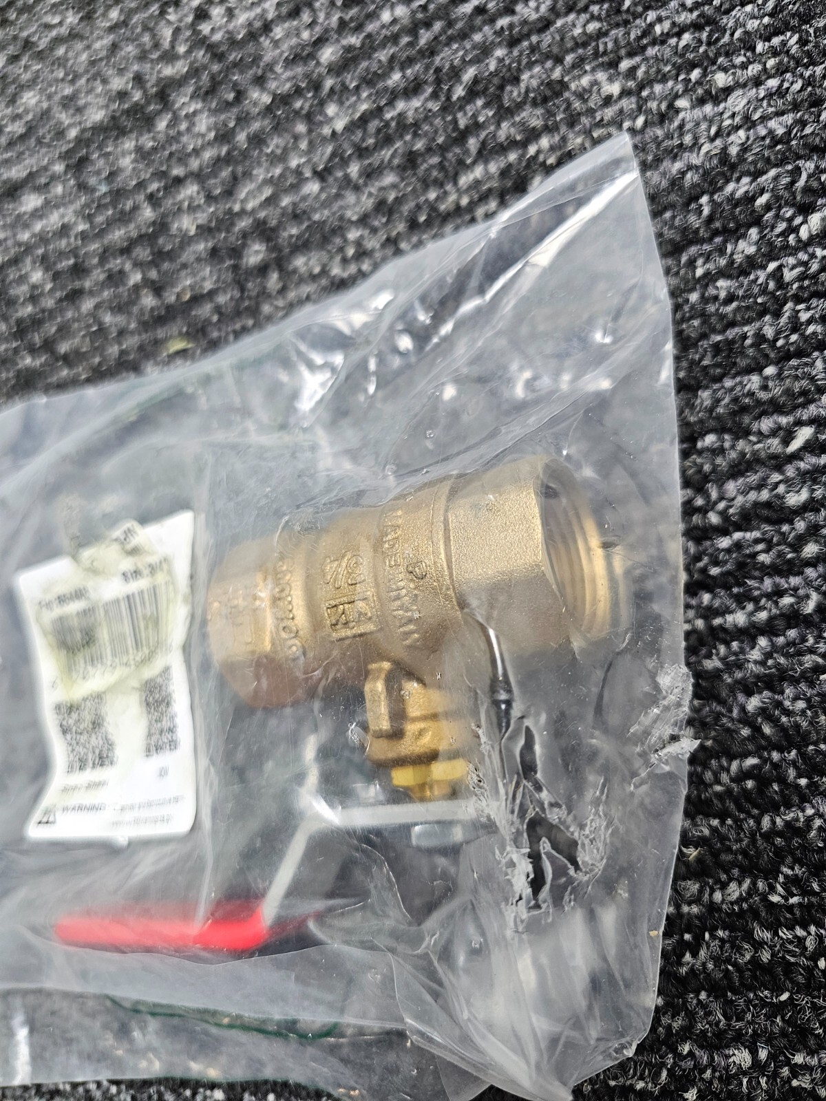 Red-White Valve 3/4″ 2-Piece Ball Valve With Handle Chrome-Plated Ball 5544AB