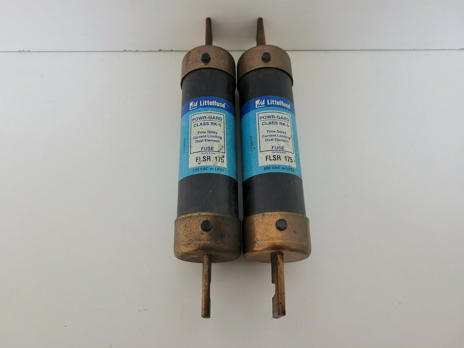 LOT OF (2) GOOD USED! LITTELFUSE POWR-GARD RK-5 175A FUSES FLSR-175
