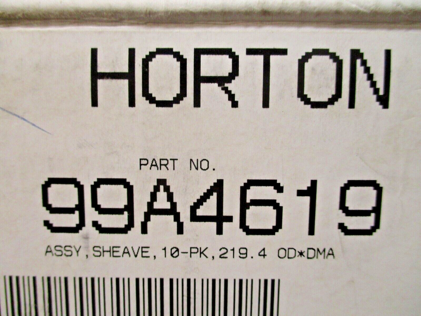Horton 99A4619 International DM Advantage Sheave Pulley 10 Groove 219.4mm OD