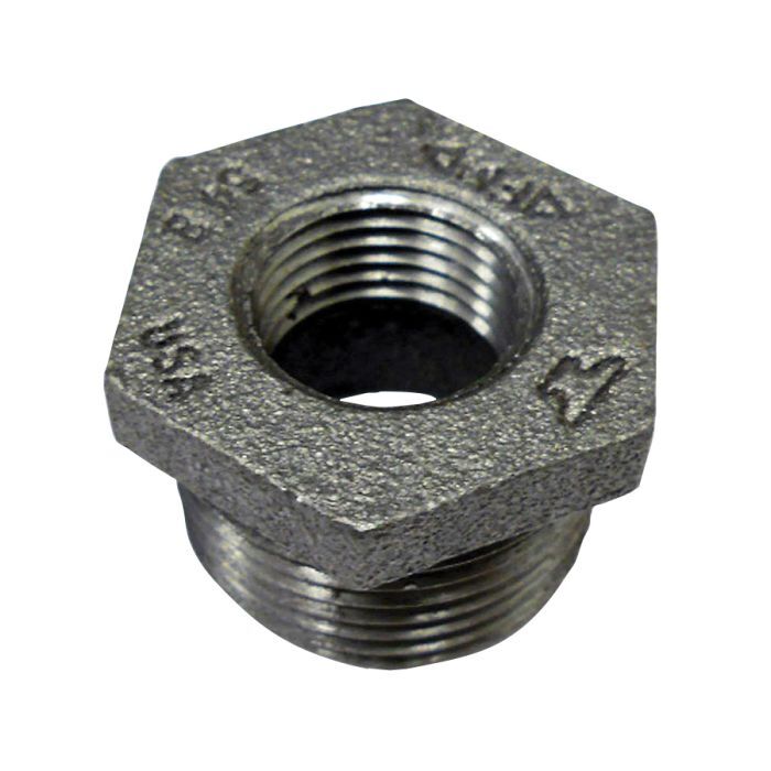 Hex Head Pipe Bushing 3/8″ x 1/8″ MNPT x FNPT, 150/300 LB