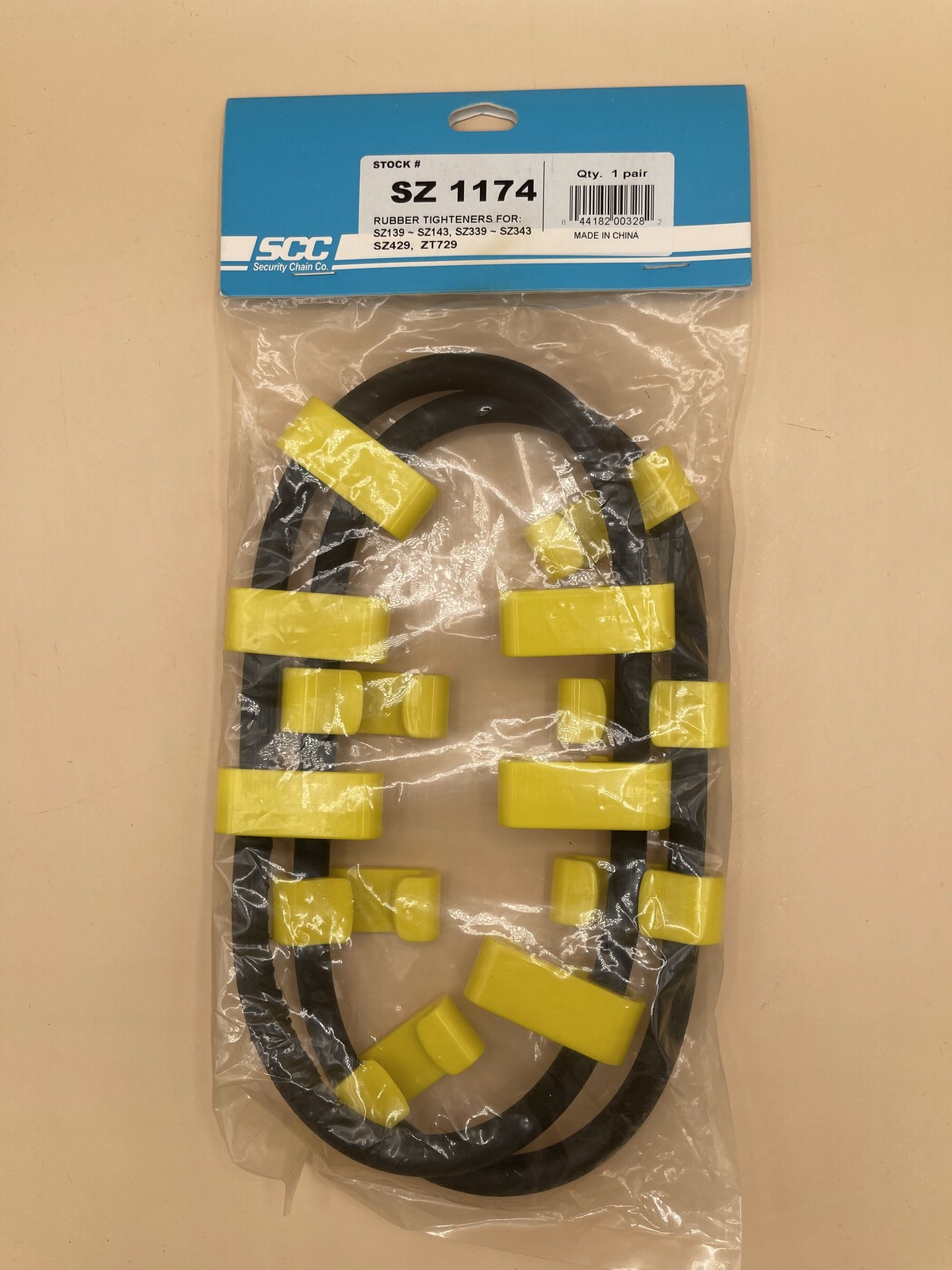 SZ1174 Tire Traction Chain Rubber Tightener For SZ139, SZ143 – 1 Pair – SCC