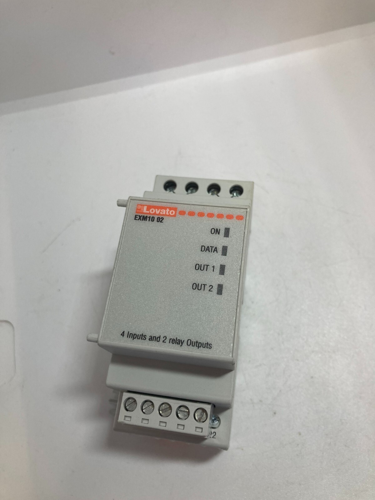 LOVATO EXM1002 EXPANSION MODULE 4 INPUTS-2RELAY OUTPUTS 5A 250VAC NNB