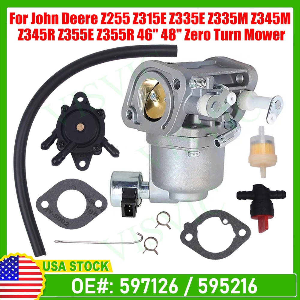 Carburetor carb For John Deere Z335E Z355E Z355E Z345R Z345M Z355R 46” 48”