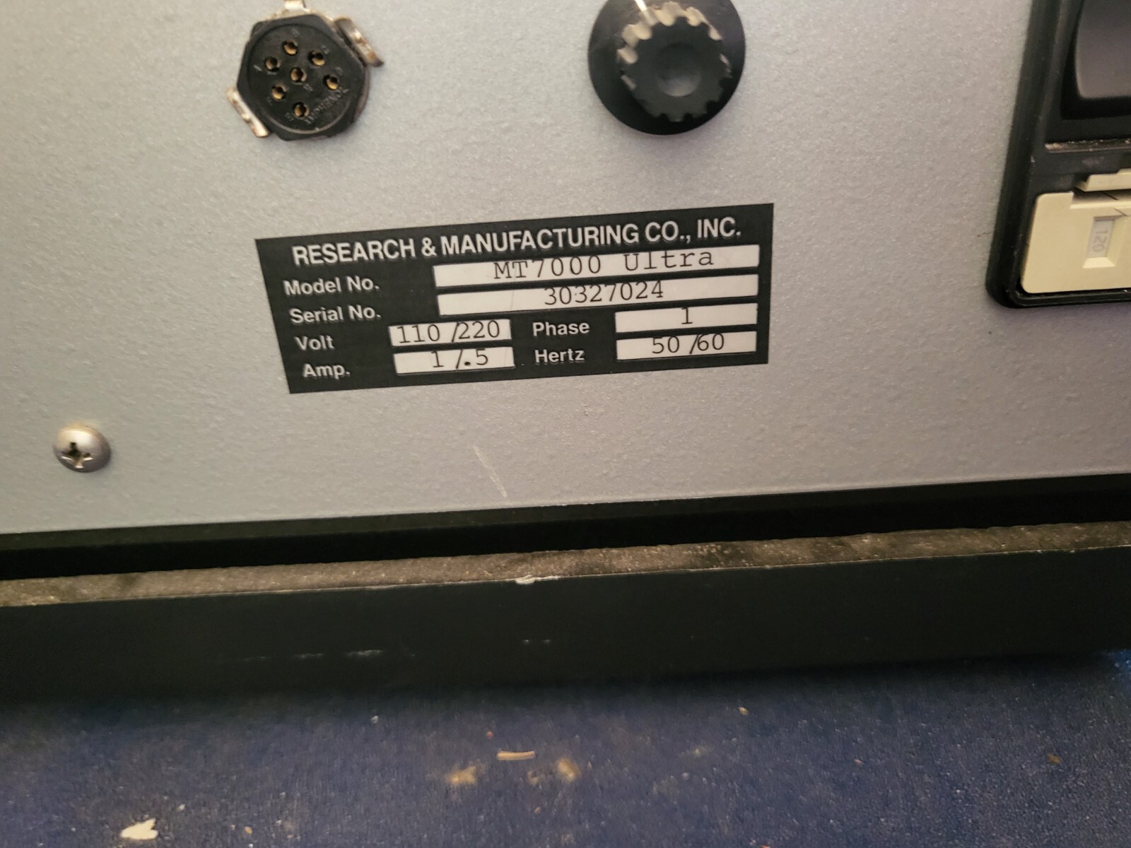 RMC MT-7000 ULTRA MICROTOMY CRYOBIOLOGY MICROTOME