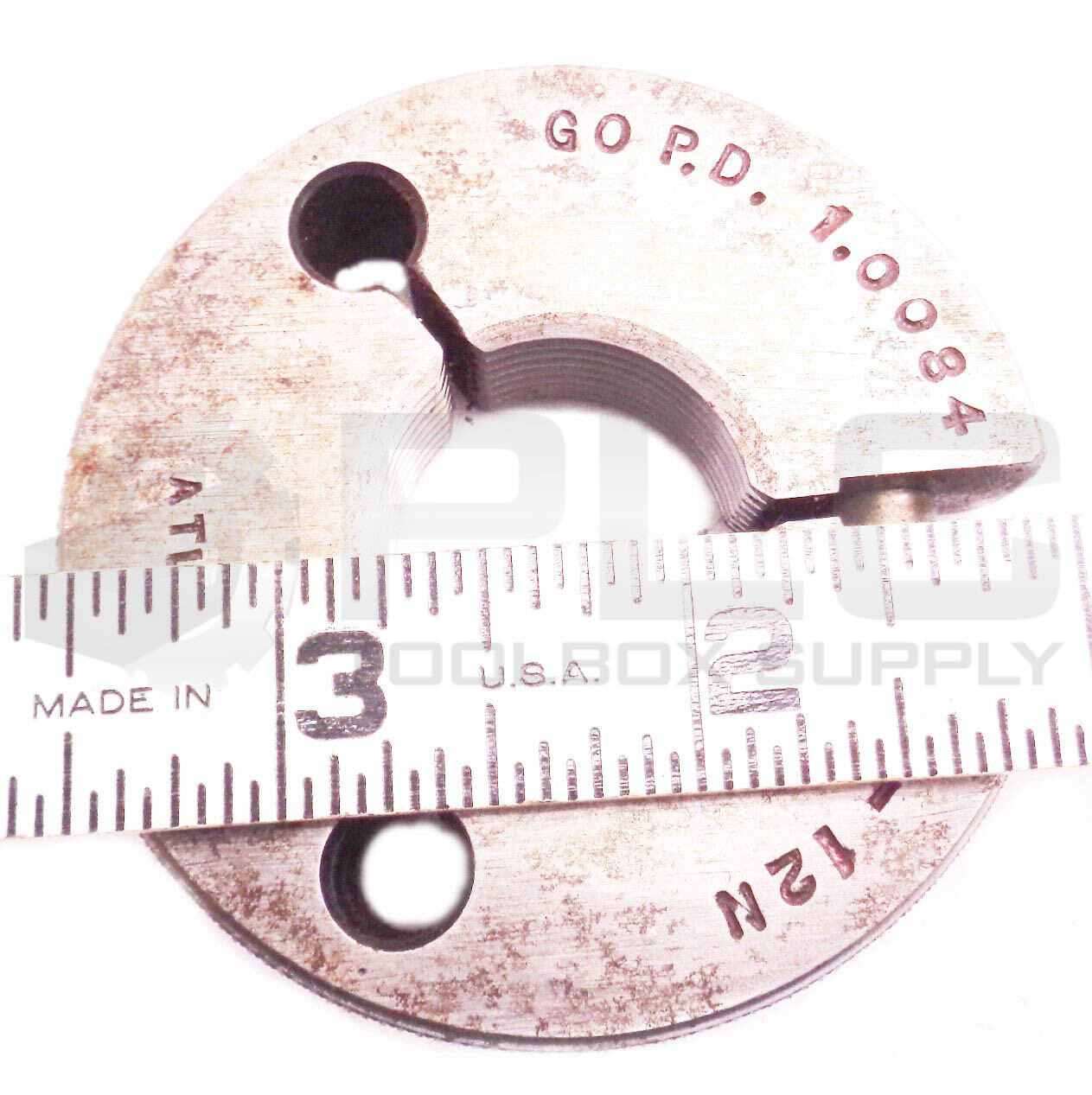 ATLAS 1-1/16-12N THREAD RING GAGE GO PD1.0084