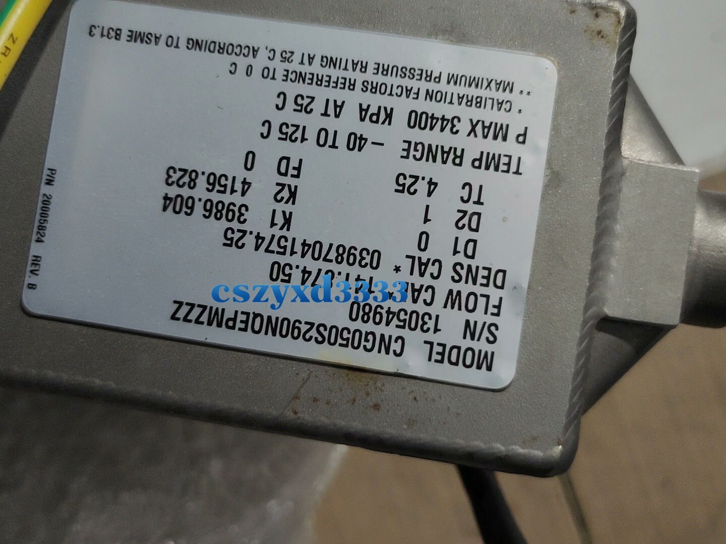 1P Micro motion CNG050S290NQEPMZZZ–used