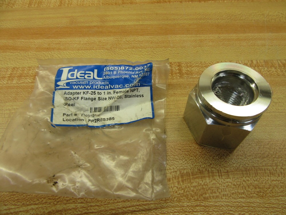 Ideal Vacuum P103104 Adapter KF-25 To 1 In. Female NPT