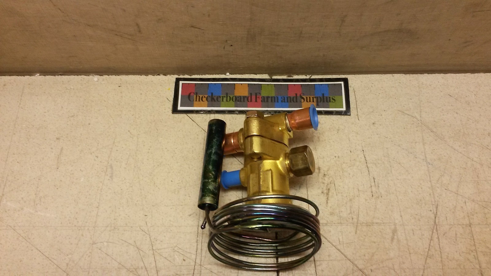 NOS ALCO Thermo-Expansion Valve Straight Thru TCLE-3-FW 3-Ton 5′ Tube -10 to 50F