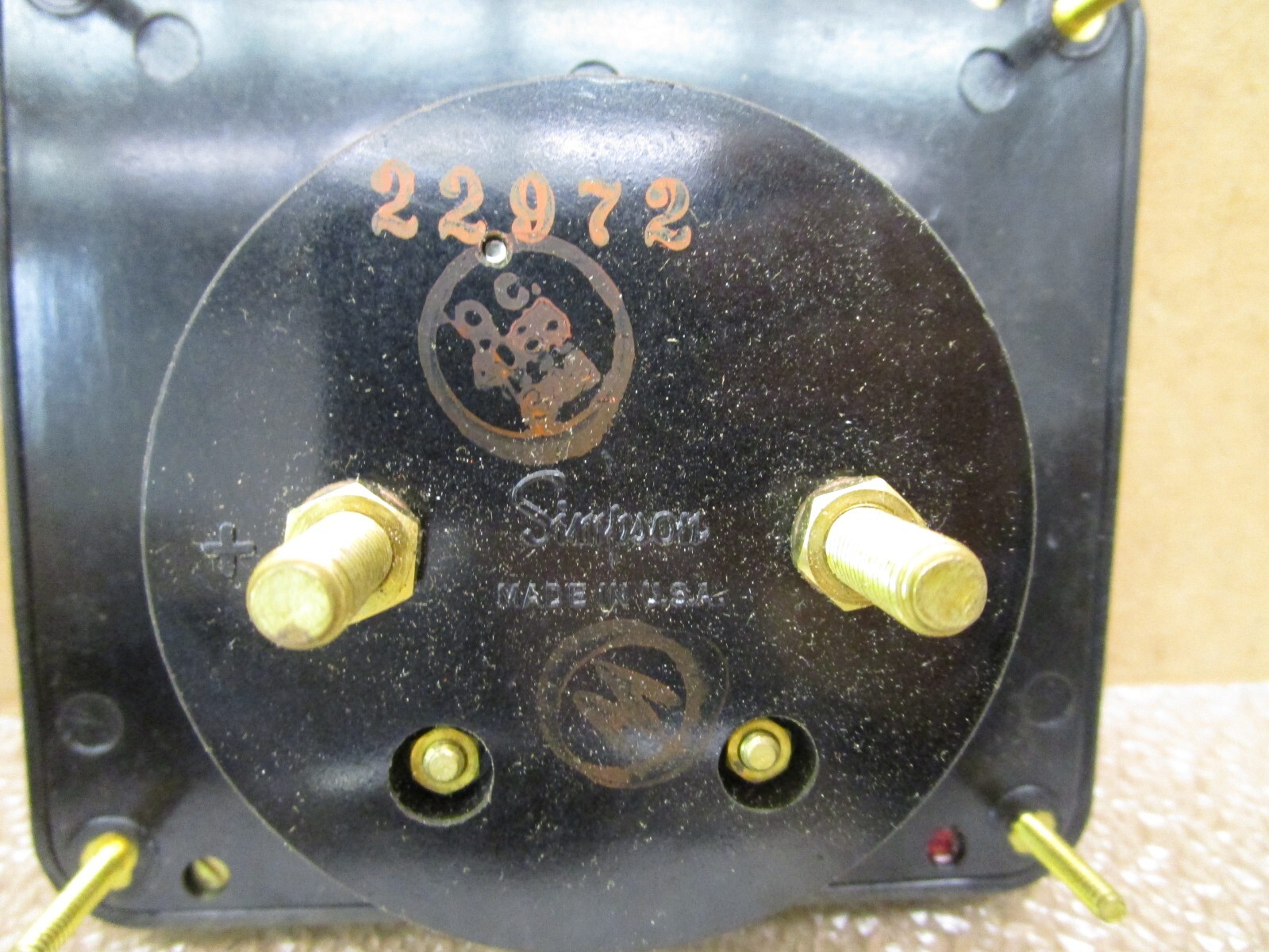 New Open Box Simpson 0~15 Amperes DC Amp Meter Thermatool 51773HM