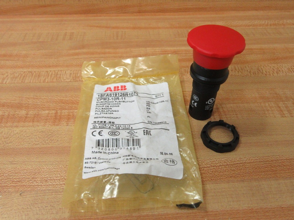 ABB CPM3-10R-11 Red Button 1SFA619126R1071