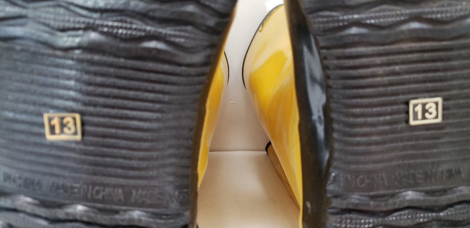 BODY GUARD 1535-SLB-13 YELLOW SAFETY GEAR/SLUSH BOOTS, SIZE 13, NNB