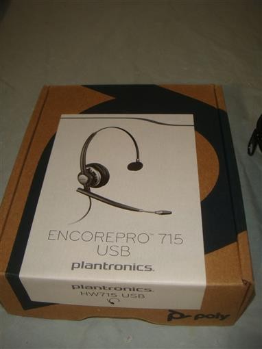 POLY PLANTRONICS ENCOREPRO 715 USB-A MONOAURAL HEADSET HW715