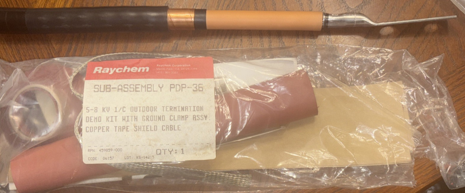 Raychem PDP-36 Outdoor Termination Demo Kit