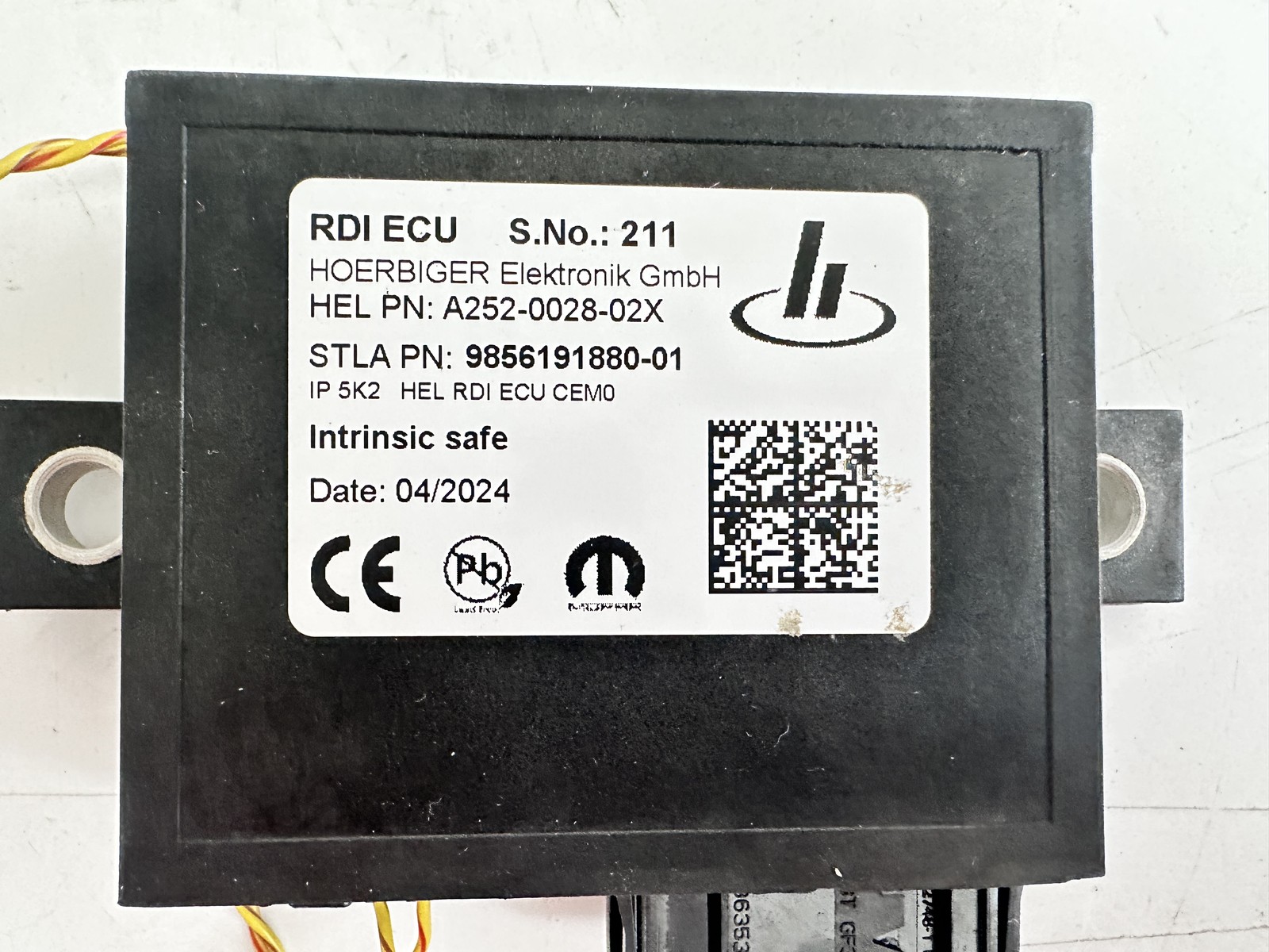HOERBIGER A252-0028-02X ECU RDI Hydrogen Refueling Data Interface