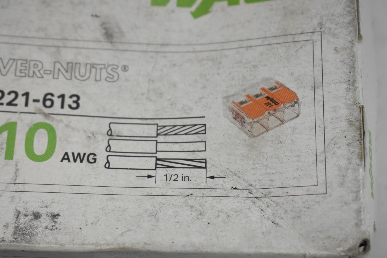 Lot of 30 Wago 221-613 Lever Nuts Pluggable Terminal Black 3 Position 20 AWG 41A