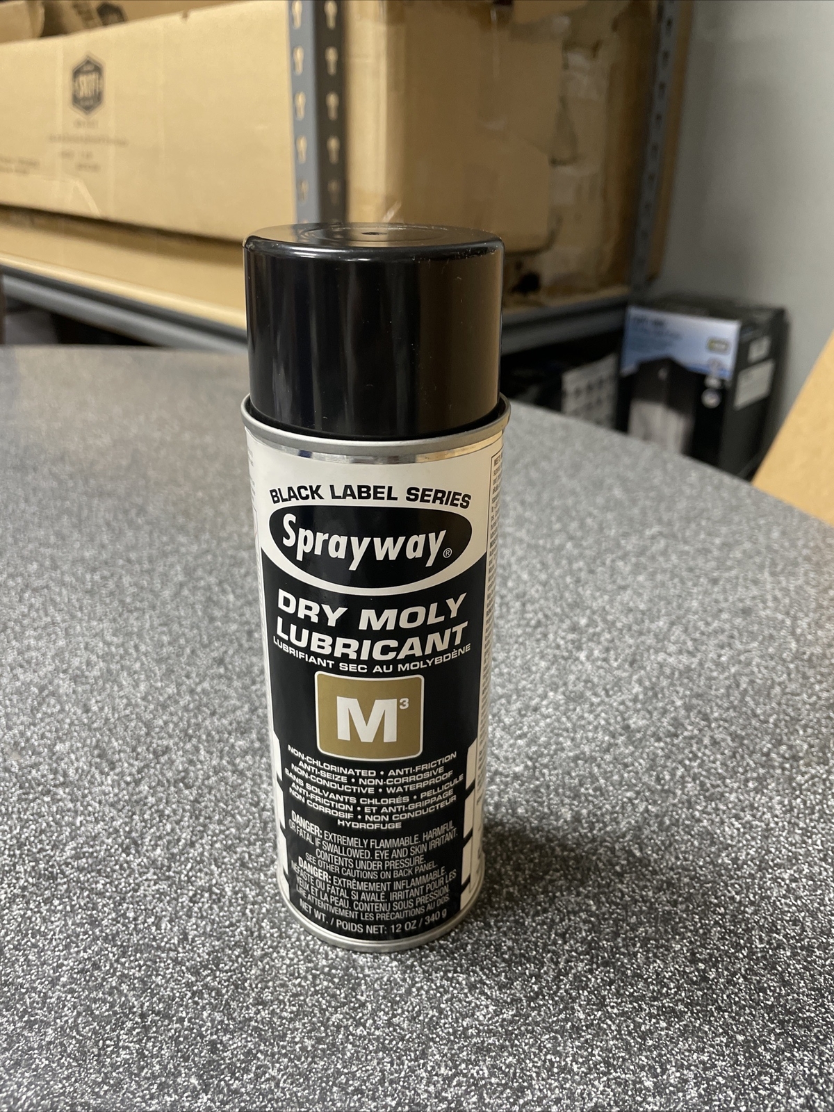 NEW Sprayway SW463 M3 Moly Lubricant 12OZ Can -110F-1050°F Max Hight Temperature