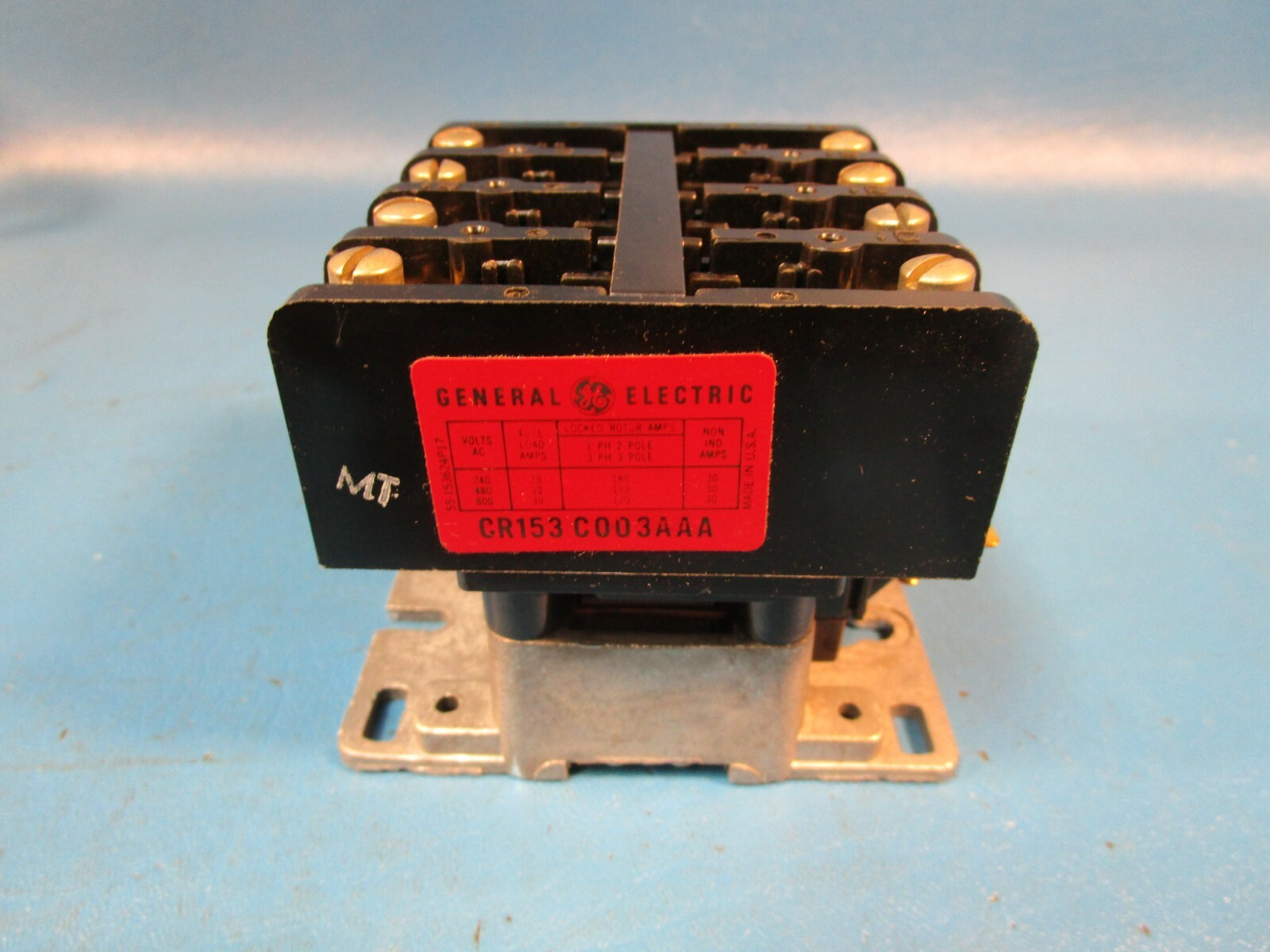 General Electric, GE CR153C003AAA, Contactor, Definite Purpose
