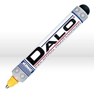 26063 ITW Dykem DALO Industrial Steel Tip Paint Marker,Yellow,Med Tip