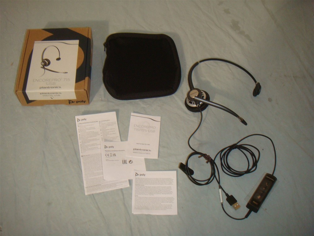 POLY PLANTRONICS ENCOREPRO 715 USB-A MONOAURAL HEADSET HW715