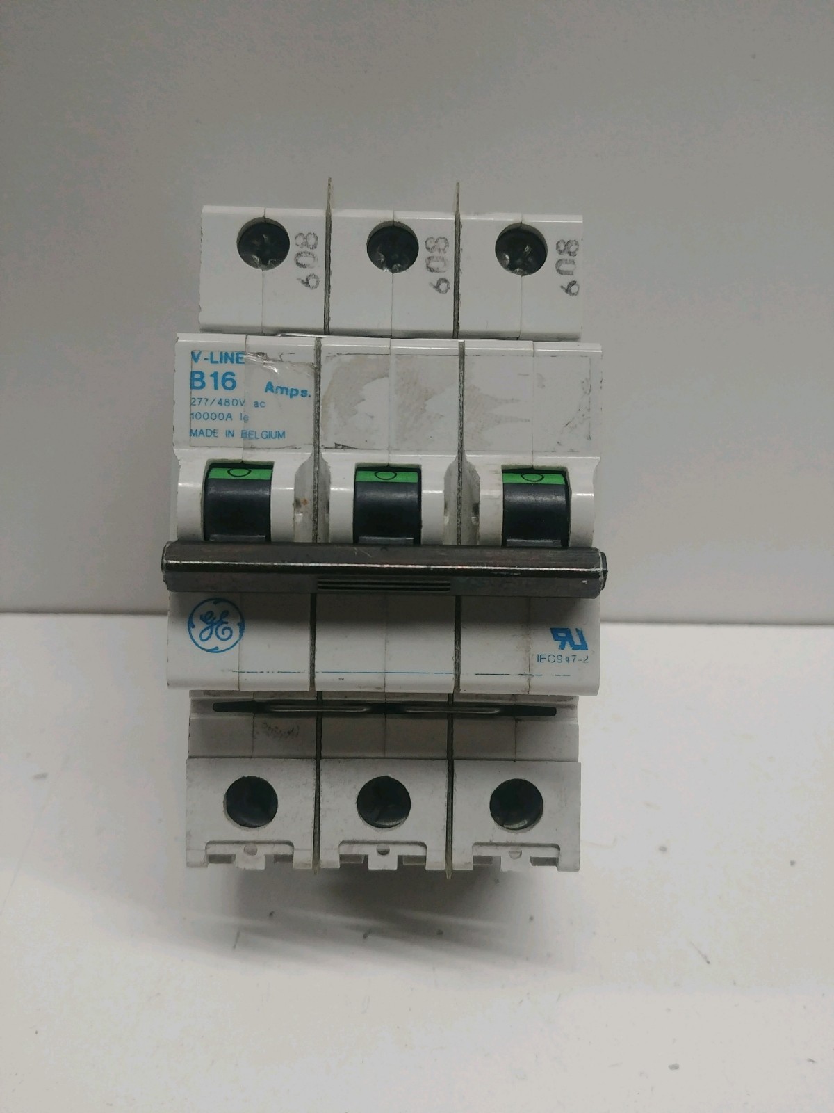 GUARANTEED GOOD! GE GENERAL ELECTRIC 16A 277/480V 3-P CIRCUIT BREAKER V17316