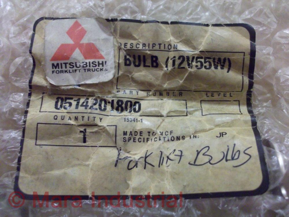 Mitsubishi 12V55W 051420-1800 Bulb (Pack of 2)