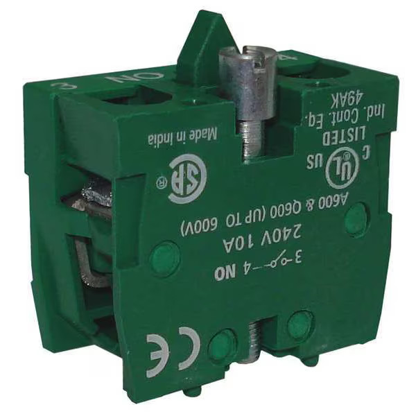 Dayton Contact Block,Standard,600VAC/DC 32W280 Dayton 32W280 22 mm 190735260319