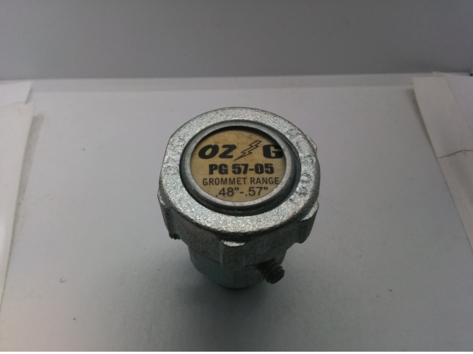 OZ GEDNEY PG 57-05 CONNECTOR, GROMMET RANGE .48″-.57″, NNB