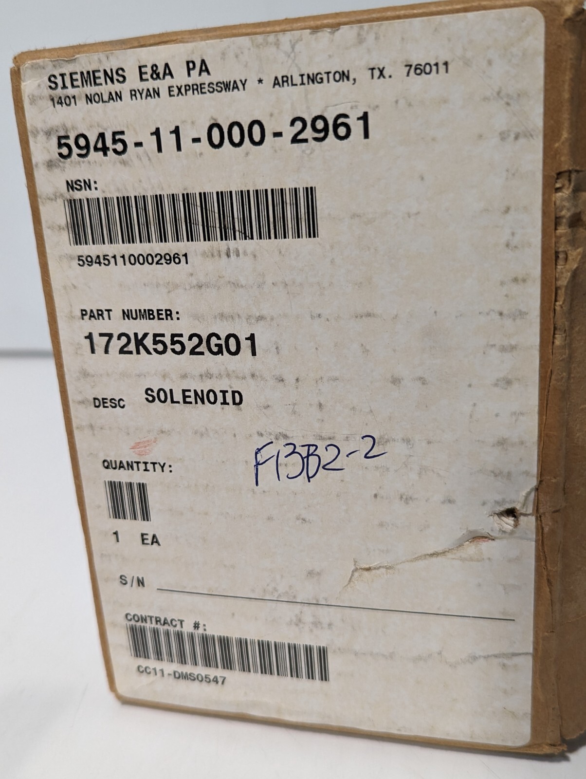 Mecalectro Solystic 8.10.BJ.45 solenoid