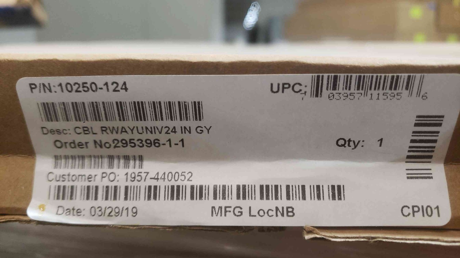 New Chatsworth Products (CPI) Universal Cable Runway 10250-124 Metal Ladder