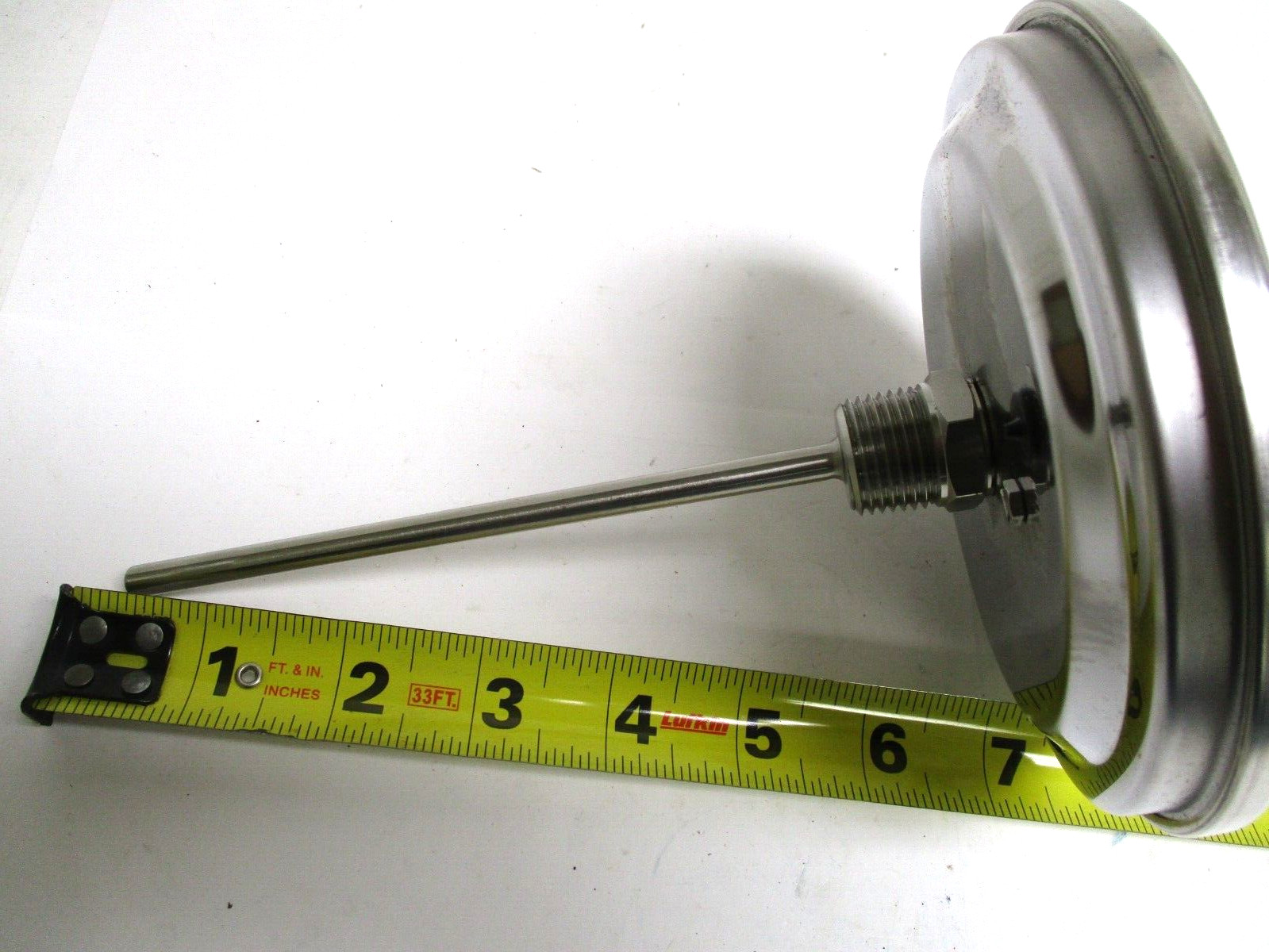 WIKA ,T1.50, BIMETAL THERMOMETER, 1/2″ MNPT, 6″ PROBE, 0-250 C , SILICONE FILLED