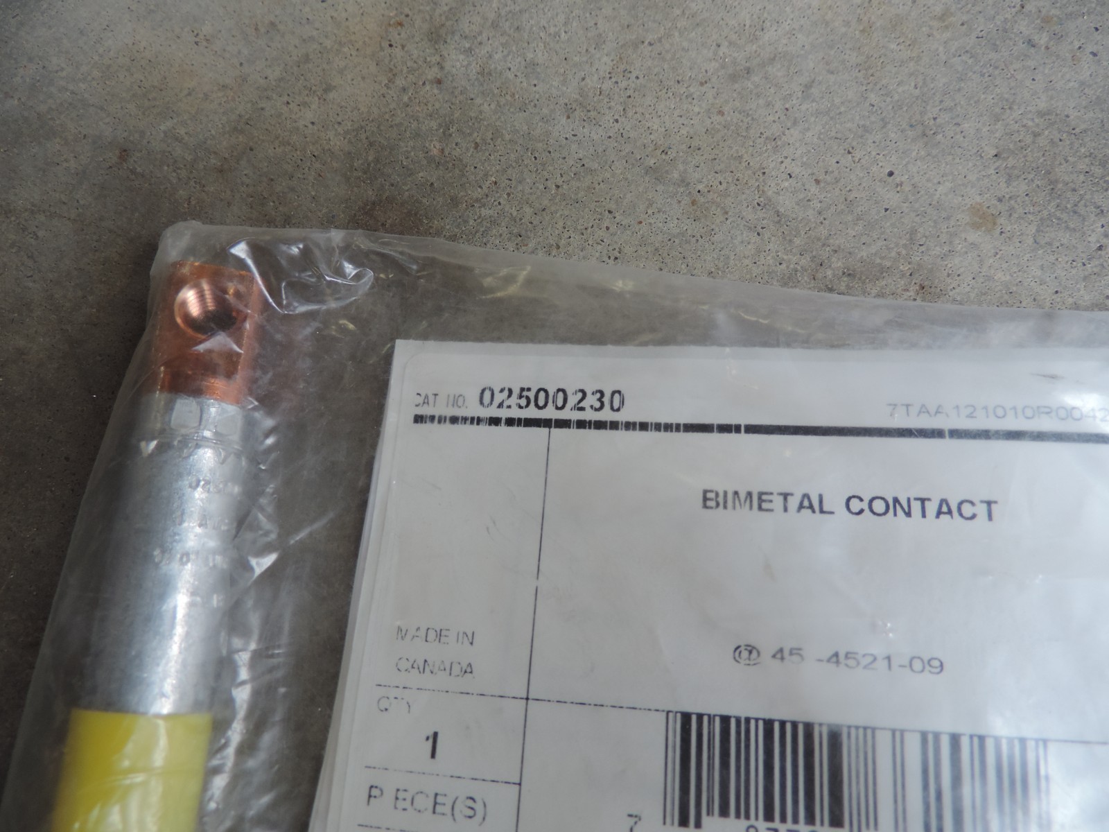 Elastimold Bimetal Contact 02500230