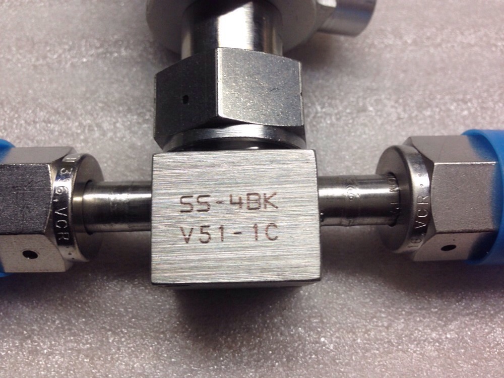 Nupro BELLOW SEAL VALVE SS-4BK-V51-1C, SS4BKV511C, LOT OF 2, Shipsameday #A10