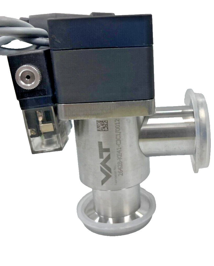 VAT Series 264 26428-KE41-CJC1/0012 Solenoid Valve for Vacuum 24V DC