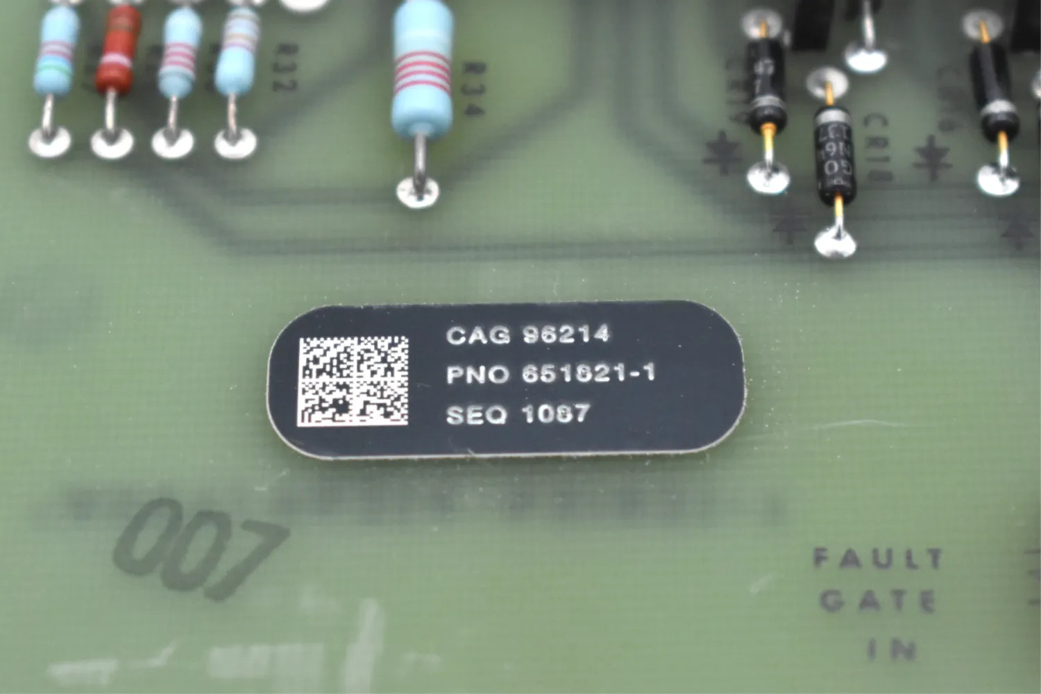 RAYTHEON CO 651821-1 CIRCUIT CARD ASSEMBLY