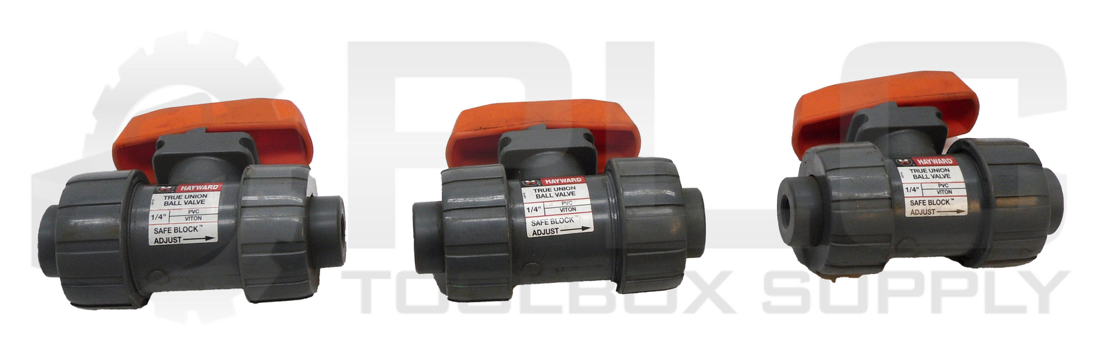 LOT OF 3 NEW HAYWARD LB110 1/4″ TRUE UNION BALL VALVE *READ*