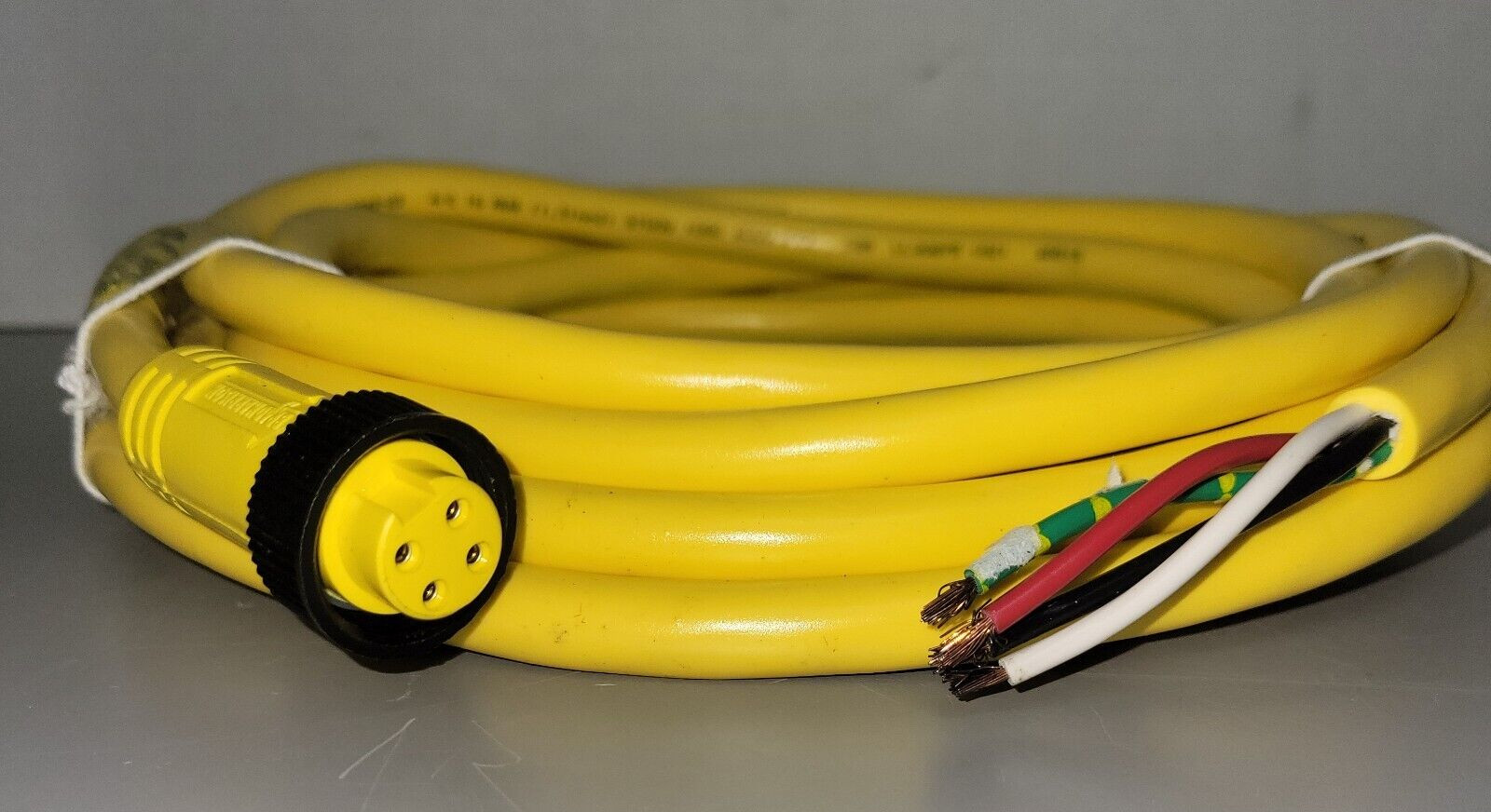 WOODHEAD BRAD CONNECTIVITY 15′ 4P FEMALE CORDSET 1300060741 104000A01F150 (B119)
