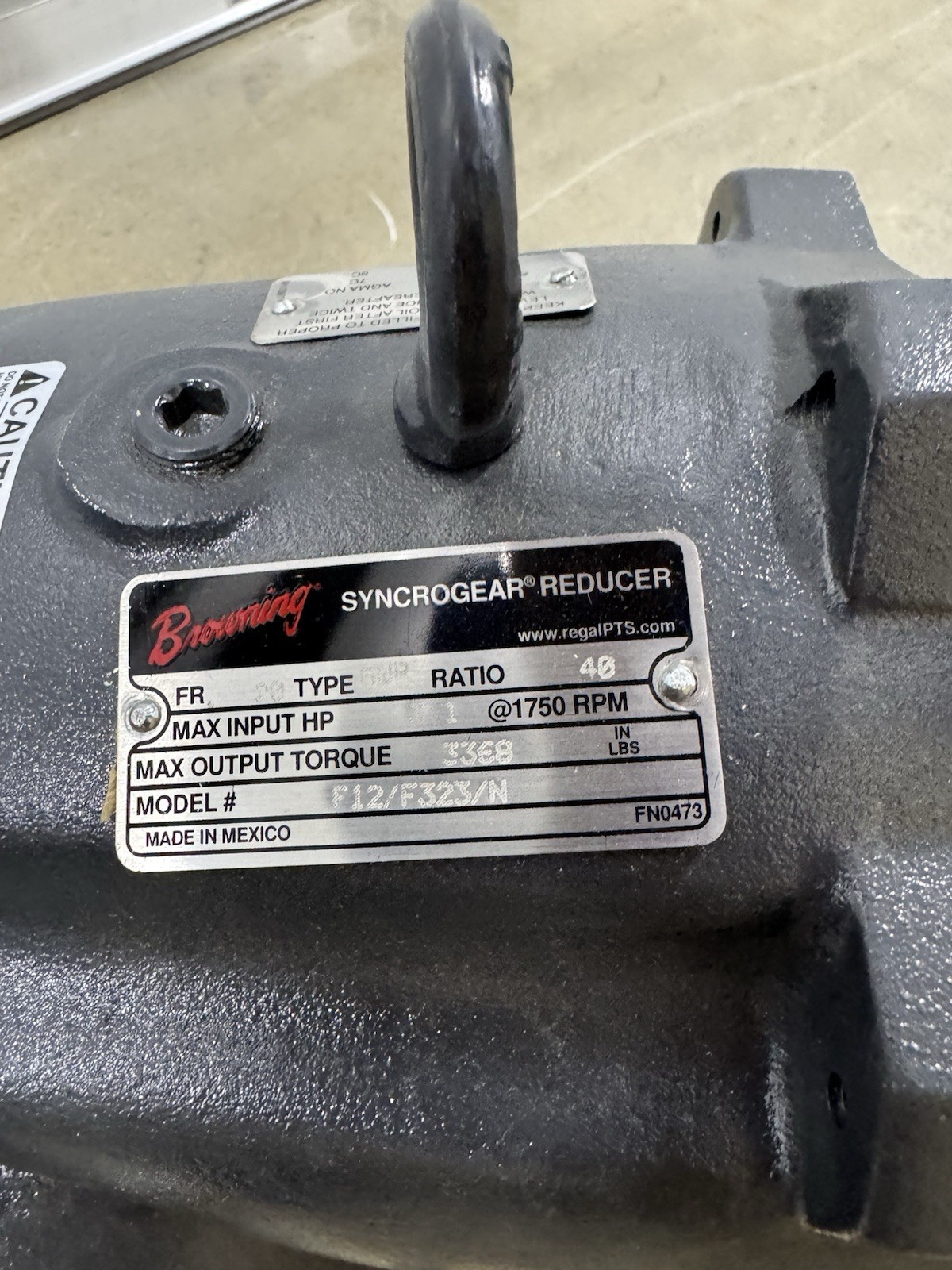 Browning (RRX) F319GW Syncrogear Reducer F12/F323/N