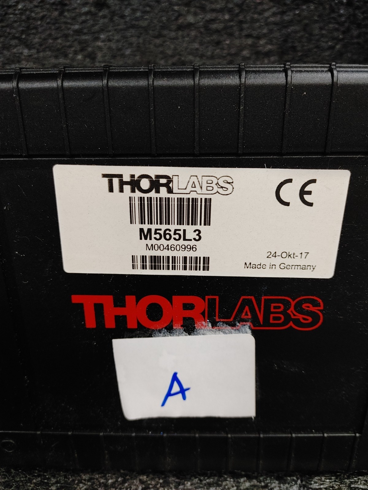 THORLABS M565L3 565 nm 880 mW 1000 mA Mounted LED w Lens Tube and Optic Filter