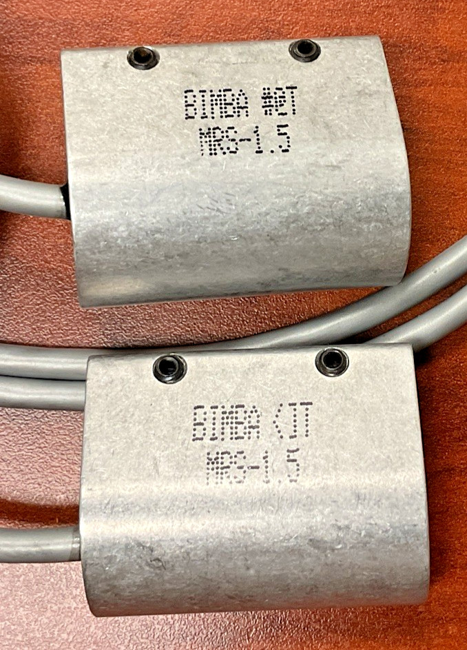 NEW, ( LOT OF 2 ) BIMBA MRS-1.5 MAGNETIC REED SWITCH, FREE SHIPPING