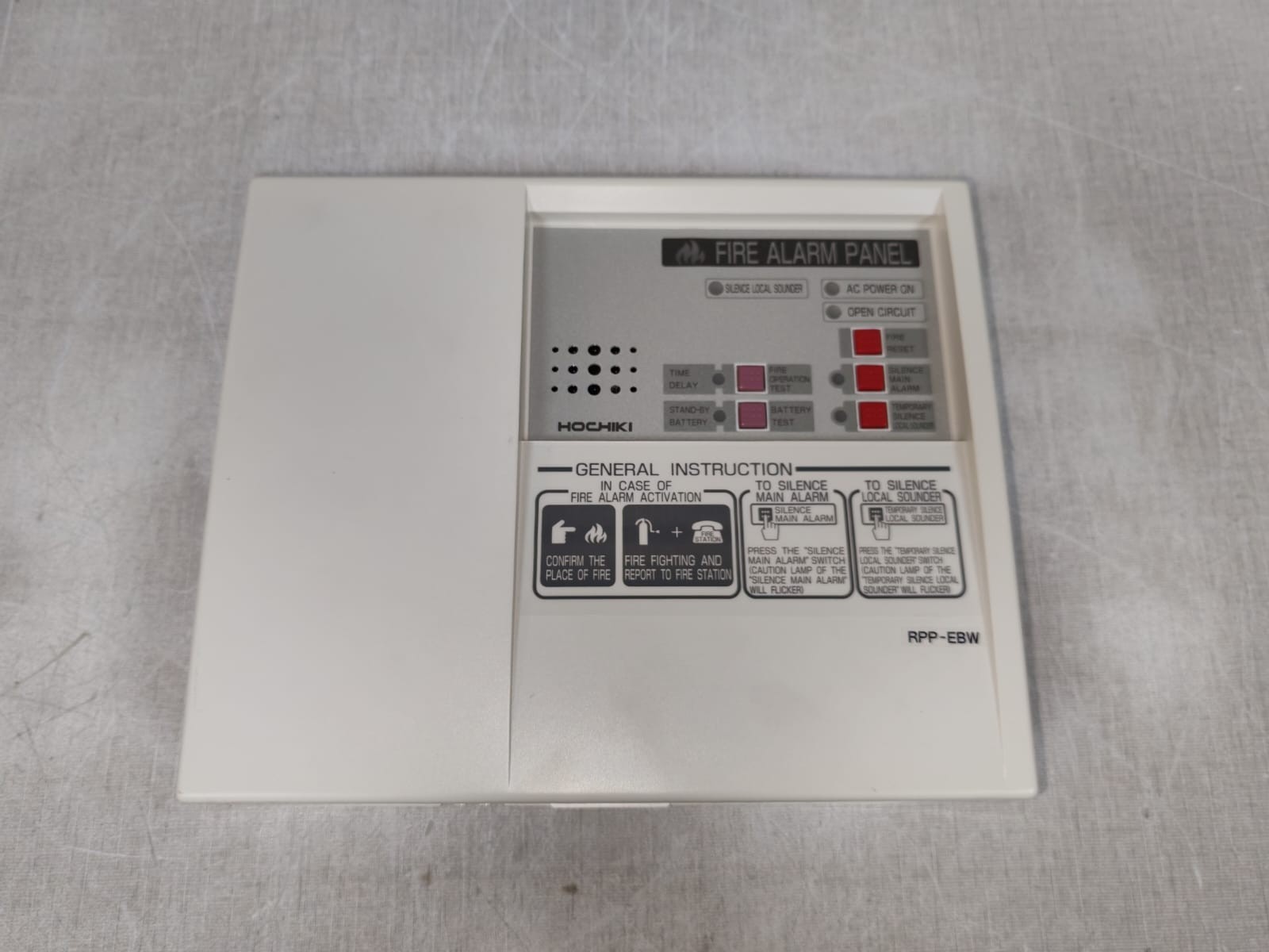 HOCHIKI RPP-EBW / RPP-EBW01Z FIRE ALARM CONTROL PANEL