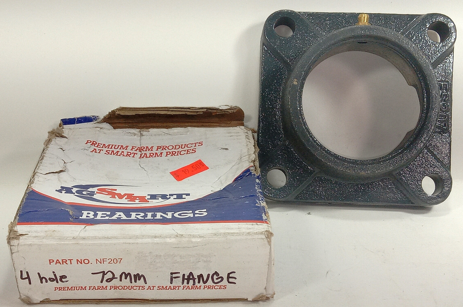 1 NEW AGSMART NF207 4 BOLT FLANGE HOUSING NIB ***MAKE OFFER***
